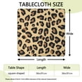 thumbnail image 2 of Leopard Tablecloth Animal Print Pattern, Modern Aesthetic Cheetah Spots, Fashion Design for Everyday Use, 2 of 6