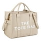thumbnail image 4 of Bolso Hombro PU Bolsos Con Asa 13 Pulgadas para Viajes Al Aire Libre Compras (Beige), 4 of 9