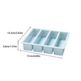 thumbnail image 4 of Matsuzay Molde de silicona de 4 rejillas para cubitos de hielo, forma Rectangular, molde para hornear para alimentos complementarios, Cocina y Comedor Azul, 4 of 6