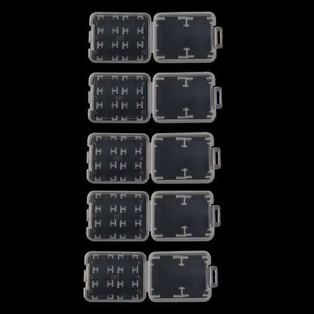 SD Card Holder  Plastic SD MMC SDHC PRO Duo Memory Card Case Holder Case