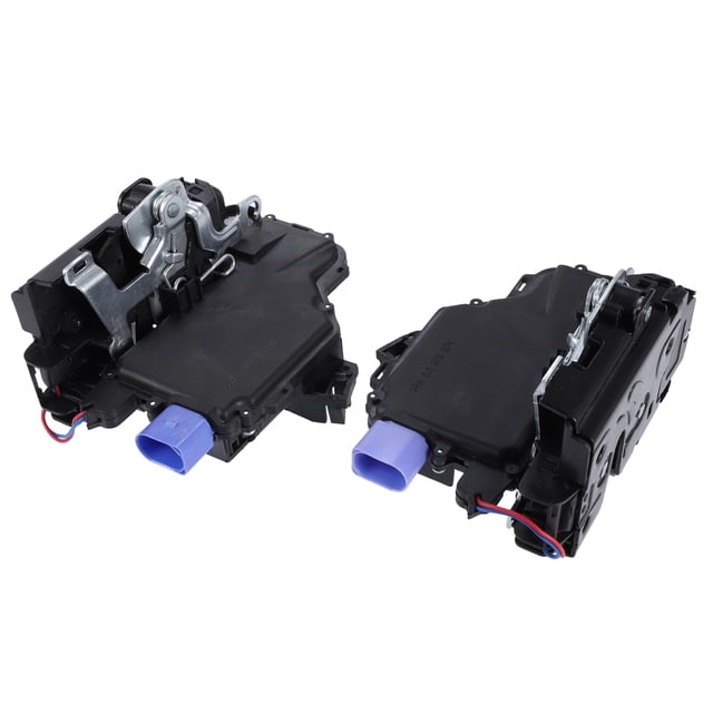 Actuador de pestillo de puerta trasera Unique Bargains para VW Polo 9N paquete de 2 color negro