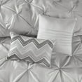 thumbnail image 6 of Madison Park Essentials Luxury 24PCs Comforter Set with Window Curtains,Room in a Bag,King,3-Grey, 6 of 8