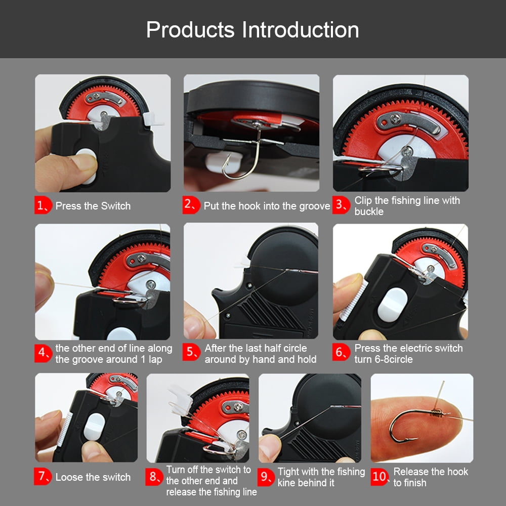 fishing hook tying machine