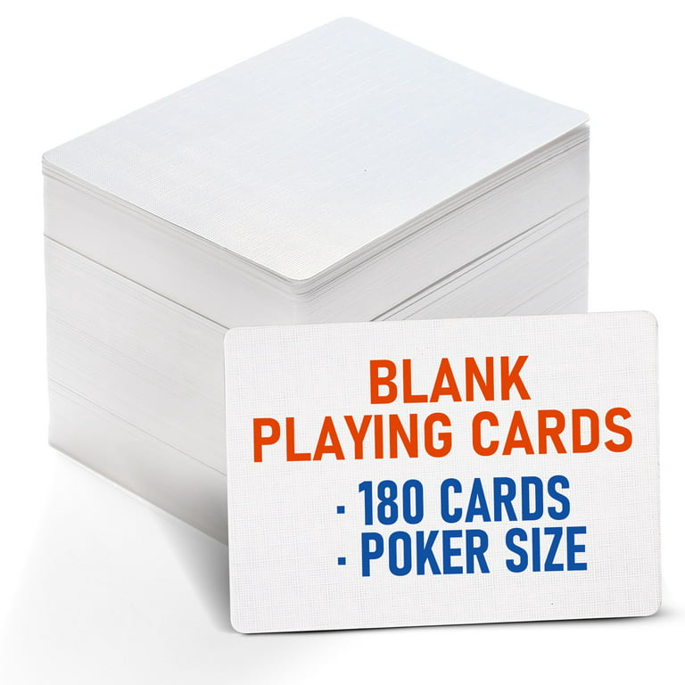 648PCS White Blank Playing Cards, Blank Playing Cards to Write On, 2.5 x  3.5 Printable Index Flash Cards for DIY Vocabulary Study Cards, Game  Cards
