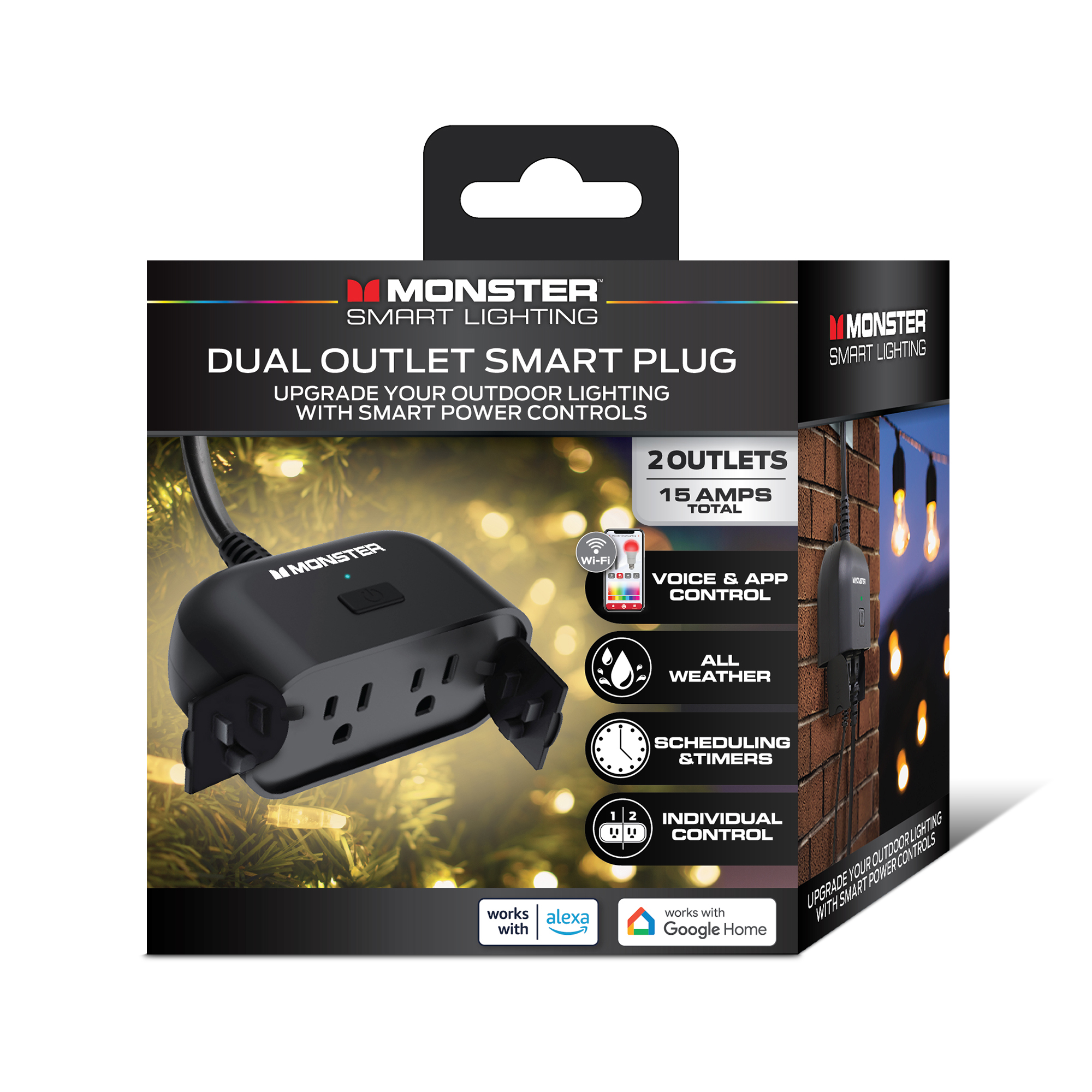 Monster Smart Wi-Fi Weather-Resistant Dual Outdoor Plug photo 8