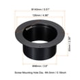 thumbnail image 2 of Uxcell 4 Inch Duct Connector Flange Exhaust Hose Flange ABS Round Air Duct for Heating Cooling Ventilation 2 Pack, 2 of 5