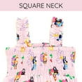 thumbnail image 3 of Bluey Bingo Square Neck Smocked Maxi Dress Toddler to Big Kid, 3 of 5