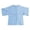 ZB Blue, variant on Womens Cropped Tee Solid Crew Neck T Shirt Short Sleeves Boxy Fit Dropped Shoulder Seams Casual Basic Summer Top