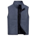 thumbnail image 2 of purcolt Men's Fleece Vest, Full-Zip Outerwear Vests Lightweight Sleeveless Warm Jacket with Pockets (Available in Big & Tall), 2 of 9