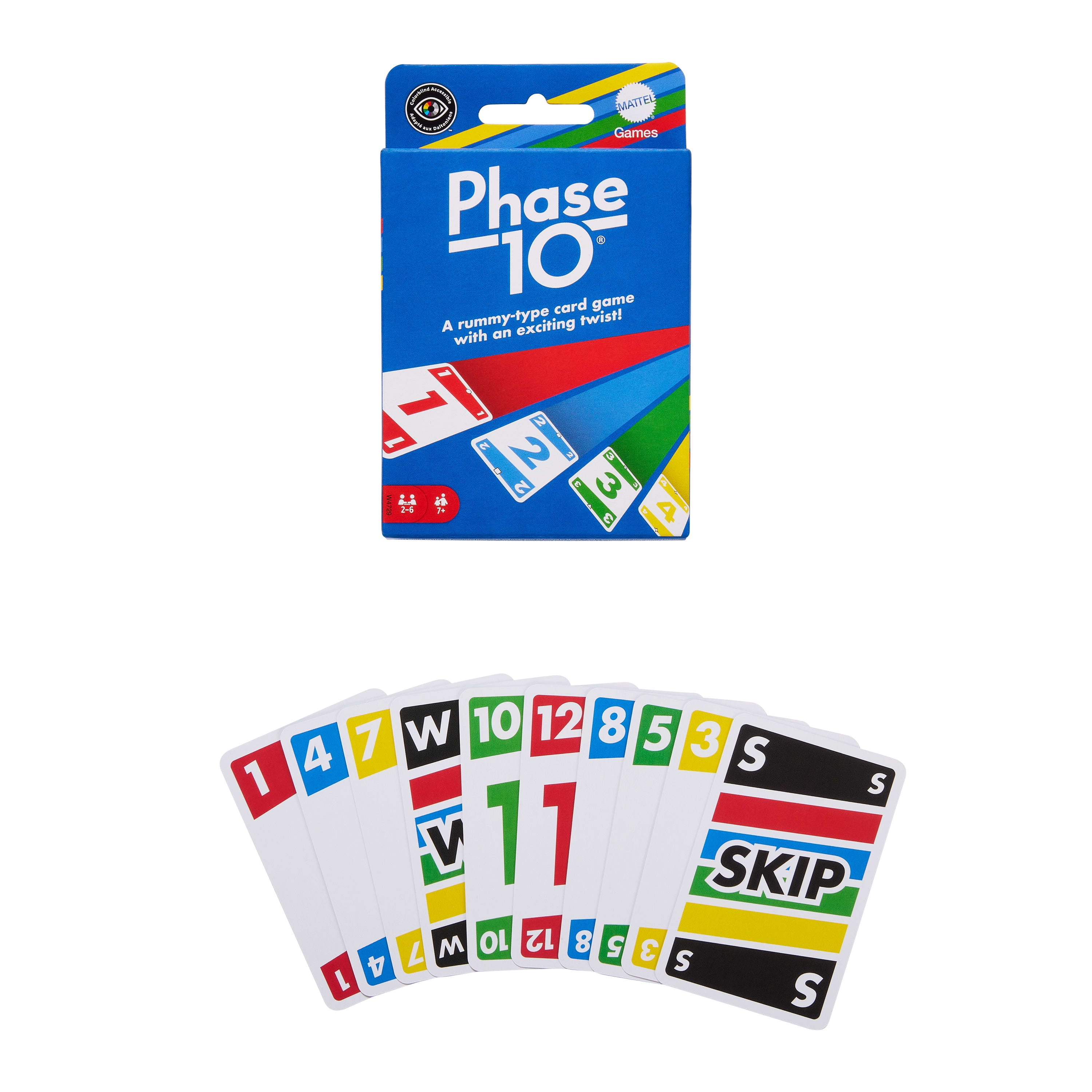 Phase 10 Card Game, Ages 7+