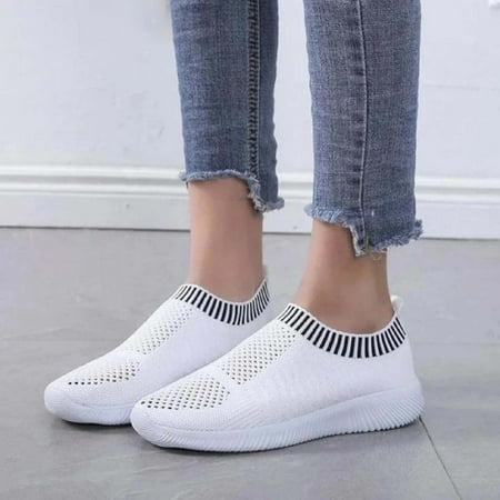 

Zpanxa Shoes for Women Sandals Women Single Shoes Flat Kick Comfy Casual Sports Breathable Shoes White Womens Shoes 42