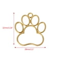 thumbnail image 5 of Yoetaun 5Pieces Gold Color Metal Hollow Dog Footprint Shape Frame Pendants For Earring Making Accessories, 5 of 6