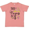 thumbnail image 3 of Inktastic This Princess is Four 4th Birthday Girls Toddler T-Shirt, 3 of 5