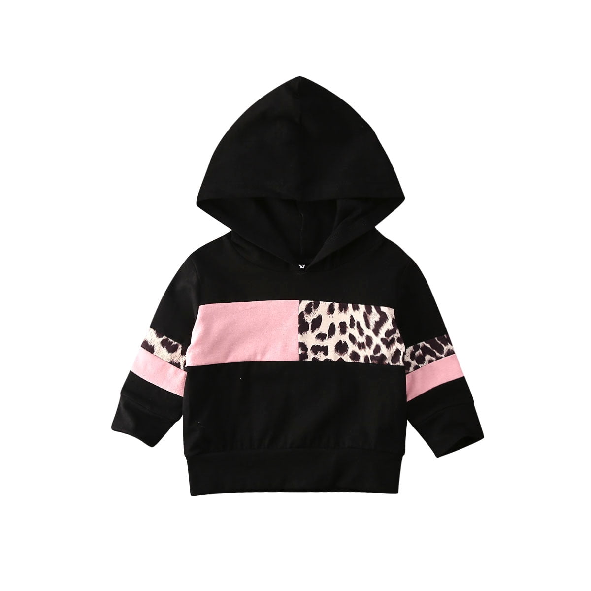pink leopard hoodie