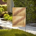 thumbnail image 4 of Easygdp Vintage Baseball Garden Flag Yard Flag Welcome Flag, Double-Sided, Weather Resistant for Outdoor Decor -, 4 of 9