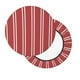thumbnail image 2 of Disketp Stripes Red White Funda Redonda para Taburete, Funda de Cojín para Silla de Bar Suave y Elástica-14 inch, 2 of 7