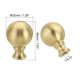 thumbnail image 2 of Uxcell 1/4-27 Lamp Finial Ball Cap Knob Lamp Shade Harp Top Screw Decoration, Brass 46mmx32mm  2 Pack, 2 of 6