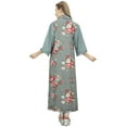 thumbnail image 3 of Bimba Rayon Gray High Low Designer Indian Kurta Casual Wear Kurti With Scarf - 14, 3 of 3