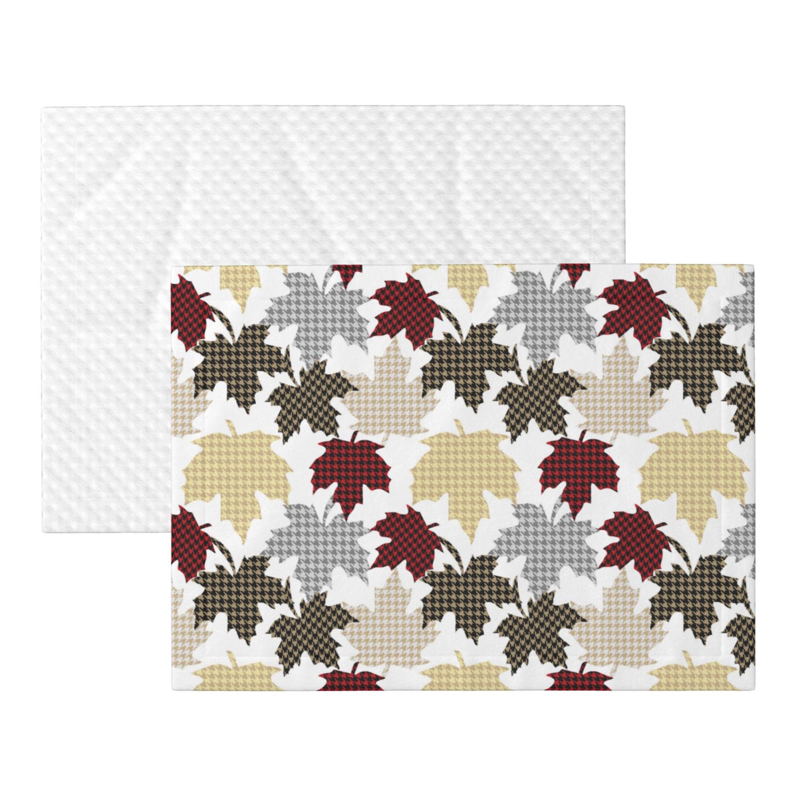 Naloa colorful Maple Dog Blanket, 3 Sizes Cat Blanket for Indoor Cats Large Medium Small Dog Gifts-Medium