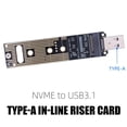 thumbnail image 3 of M.2 NVME To USB 3.1 Adapters JMS583 SSD Converter Card 10Gbps M.2 NVME PCIe Adapter Card Converters Cards Hard Drive Box, 3 of 6