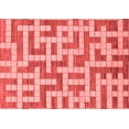 thumbnail image 1 of Ahgly Company Indoor Rectangle Solid Red Modern Area Rugs, 2' x 3', 1 of 4