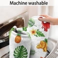 thumbnail image 5 of White Cartoon Dinosaurs Pineapples Pattern Bathroom Rugs Mat,Non Slip Microfiber Bathroom Rug,Rubber Backing,Soft Bathroom Mats for Bathroom Floor,Tub and Shower,60x24in(150x60cm), 5 of 5