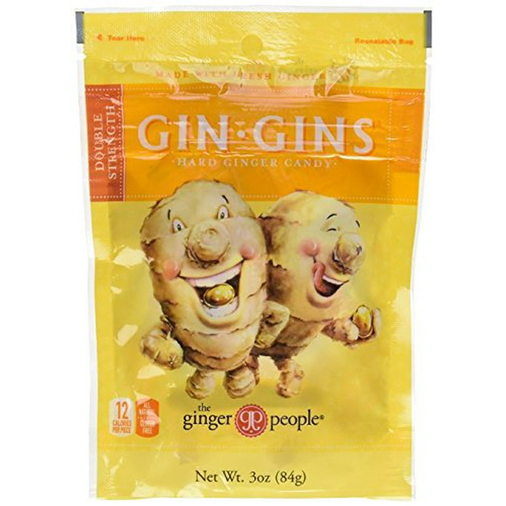 The Ginger People Gin Gins Hard Candy 3 oz (Pack of 2)