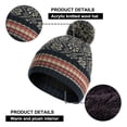 thumbnail image 3 of Gorro de punto 3 en 1, bufanda para guantes para hombres y mujeres, conjunto de invierno, gorro de invierno, bufanda para hombres y mujeres, guantes para pantalla táctil, 3 of 5