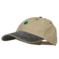 thumbnail image 2 of Mini Frog Embroidered Washed Cap - Khaki Black OSFM, 2 of 5