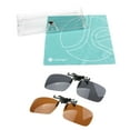 thumbnail image 2 of JAVOedge Clear Ultra Thin Hard Slim Clip On Case for Eyeglass Clip On and with Microfiber Cleaning Cloth, 2 of 5