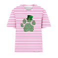 thumbnail image 4 of Camisetas Casuales de Mujer Nueva Moda Impresa Cuello Tripulado Manga Corta, Top Ligero para Diario Y Fiesta, 4 of 4