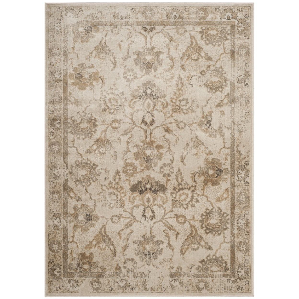 SAFAVIEH Vintage Bayon Traditional Area Rug, Stone, 9' x 12'