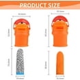 thumbnail image 3 of 2Pack Silicone Thumb Knives, Finger Knife Harvesting Tool, Knife Separator with Silicone Finger Protector, Fruit Plants Picker for Fruit, Vegetables, Trimming Plants, 3 of 7