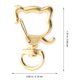 thumbnail image 2 of WEUVEB 20Ud Mosquetón Metálico Dorado Con De De Para Colgar Llaveros Y Accesorios, 2 of 8