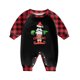 thumbnail image 2 of Conjuntos de pijamas navideños familiares a juego Grinch 2024, pijama de Grinch con parte superior y pantalones de pijama a cuadros, pijama de Grinch para niños y adultos para la familia, 9 Meses, 2 of 4