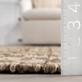 thumbnail image 2 of nuLOOM Aneira Checkered Jute Area Rug, 4' x 6', Aneira Natural, 2 of 9