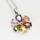 thumbnail image 4 of Flower Necklace for Women Cubic Zircons Necklace (type 3), 4 of 4