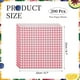 thumbnail image 2 of Uxcell 200 Pcs Hojas de Papel encerado para Alimentos, 8.7 x 8.7 Pulgadas, Papel para Envolver a Prueba de Grasa, Forros de Cesta para Sándwiches y Hamburguesas, Rosa, 2 of 7
