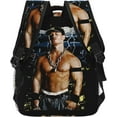 thumbnail image 4 of John Boxer Cena Wrestler Backpack Large Capacity Handiness Casual Travel Backpack 11.4X7.8X15.7 inch, 4 of 6