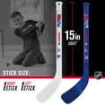 thumbnail image 4 of Franklin Sports NHL New York Rangers Mini Hockey Set - Kids Indoor Knee Hockey Goal, Ball, + 2 Mini Hockey Stick Combo Set - Youth NHL Team Indoor Toy Knee Hockey Sets - NHL Official - Ages 3+, 4 of 7