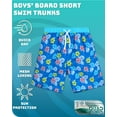 thumbnail image 2 of Quad Seven Boys' Swim Trunks - Quick Dry Board Shorts Bathing Suit (Size: 8-18), 2 of 7