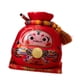 thumbnail image 4 of Alcancía de cerámica con forma de bolsa de la suerte, decoración del hogar, organizador Fengshui Rojo, 4 of 9