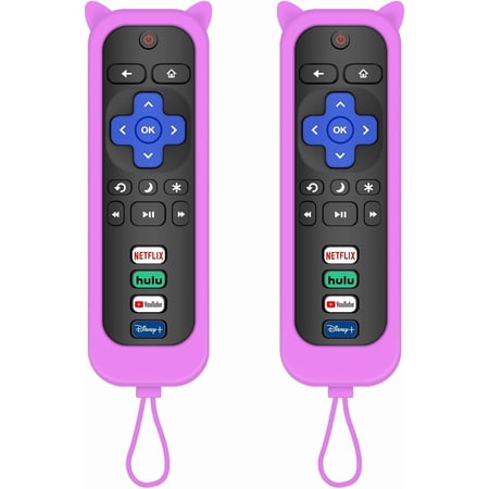 XiHAMA 2-Pack Replacement Compatible with Roku TV Remote Compatible for TCL Roku/Onn Roku/Hisense Roku/Philips Roku/Sharp Roku/Westinghouse Roku/Insignia Roku TV [Remote Control for Roku TV Only]