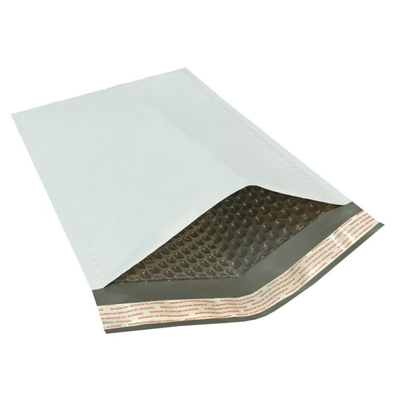StarBoxes 100 Poly Bubble Mailer Bags 8.5x14.5" - #3 Self-Sealing