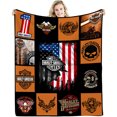 thumbnail image 1 of Anime Demon Slayer Flannel Blanket Digital Printing, 1 of 1