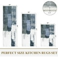 thumbnail image 2 of Farmhouse Kitchen Rugs Sets of 3, Kitchen Runner Rugs Non Slip Washable, Boho Kitchen Mats for Floor, Indoor Door Mat Entrance, Laundry Room Rug, Thick Kitchen Floor Mat Carpet, 2 of 6
