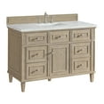thumbnail image 2 of James Martin Vanities 48" Single Vanity, Mid-Century Walnut w/ 3 CM Arctic Fall Solid Surface Top, 2 of 6
