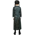 thumbnail image 4 of Wednesday Addams Halloween Costume for Children, Girls Size L (10/12), by Rubies, 4 of 7