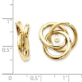 thumbnail image 2 of Beautiful 14k Polished Love Knot Earring Jackets, 2 of 2