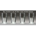 thumbnail image 2 of Warren Irish Coat of Arms Pub Glasses - Set of 4 (Sand Etched), 2 of 2